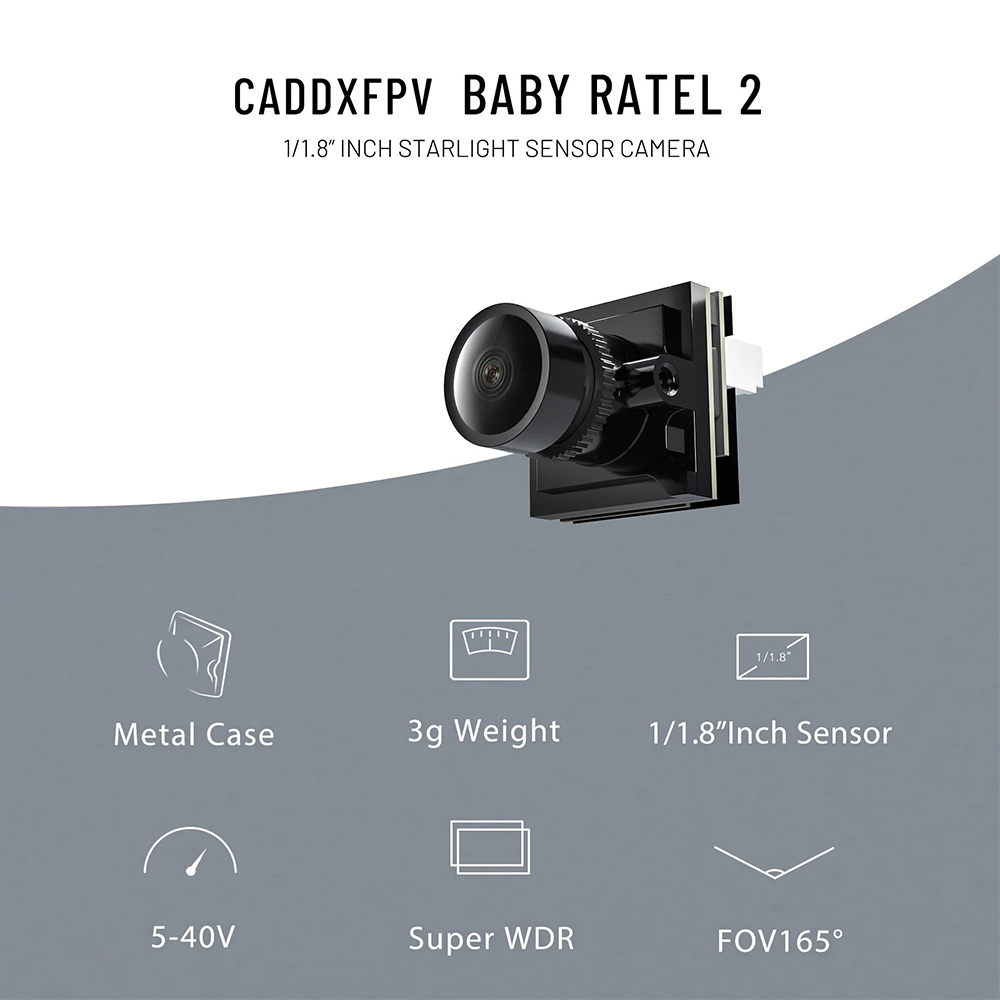 CADDX Micro FPV Kamera Ratel 2 – Drone Racing Camera Bewertung und Preis